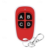 abordables Appareils électroménagers-Télécommande de porte sans fil RF 433 MHz universelle 4 clés copie télécommande de garage clonage télécommande de portail électrique duplicateur de clé