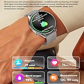 abordables Relojes inteligentes-iMosi MT800 Reloj inteligente 1.56 pulgada Smartwatch Reloj elegante Bluetooth ECG + PPG Monitoreo de temperatura Podómetro Compatible con Android iOS Mujer Hombre Llamadas con Manos Libres