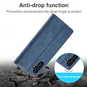cheap Samsung Cases-Phone Case For Samsung Galaxy A21s S25 Ultra Flip Cover with Stand Holder Magnetic Card Slot Retro TPU PU Leather