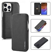 economico Cover per iPhone-Custodia per telefono per iPhone 16 Pro Max Plus iPhone 15 Pro Max Plus iPhone 14 13 12 11 Pro Max Plus Mini Cover flip con slot per schede anti-caduta retrò TPU pelle PU