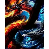 billiga Pojkens 3D-djur-Pojkar 3D Grafisk Drake T-shirt Kortärmad Sommar Vår Mode Grundläggande Barn 4-12 år Rund hals Utomhus Ledigt Dagligen Normal