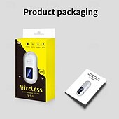 abordables Kit de Bluetooth/manos libres para coche-Receptor Bluetooth 5.0 para automóvil, adaptador auxiliar Bluetooth con cancelación de ruido, receptor de música Bluetooth para estéreo doméstico/auriculares con cable/llamadas manos libres, duración