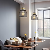 economico Luci Isola cucina-lampada a sospensione in cemento paralume in rete metallica lampada a sospensione industriale moderna in cemento 110-240v