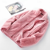 abordables Chaquetas acolchadas-Mujer Chaqueta para senderismo Invierno Al aire libre Mantiene abrigado Resistente al Viento Chaquetas de Lana Chaqueta cortavientos Viaje Rosa Claro Negro Blanco Rosa Gris claro