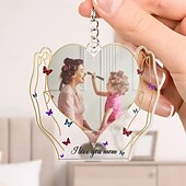 preiswerte Für Frauen-Personalisierter Acryl-Fotohalter – Bestes Geschenk für Mama – Individuelles Andenken für den Muttertag Geburtstag oder Weihnachten