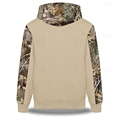 abordables Sweats de Chasse-Homme Camouflage Cerf Sweats à capuche Mode Quotidien manche longue À capuche Vacances Chasse Noir Marron Cordon de serrage Fermeture éclair Automne Hiver Designer