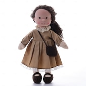 preiswerte Puppen-Waldorfpuppe mit Baumwollkörper, Künstlerpuppe, handgefertigte Mini-Anziehpuppe zum Selbermachen (Zubehör Bär nicht im Lieferumfang enthalten) für Weihnachtsgeschenke
