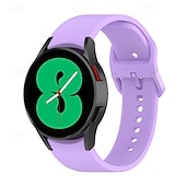 abordables Correas de reloj Samsung-Ver Banda para Samsung Galaxy 3 41mm Silicona Reemplazo Correa Ajustable Bucle en Solo Loop Pulsera