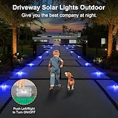 cheap Ground Lights-1PC Outdoor Solar Deck Light - IP65 Waterproof LED Buried Light for Courtyard, Garden, Balcony, Fence and Staircase Lighting