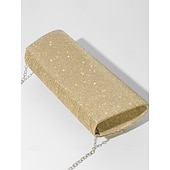 baratos Casamento ACC-bolsa clutch azul com glitter e detalhe de laço de strass, bolsa de noite elegante para mulheres, perfeita para casamentos, festas e eventos formais prata preto azul