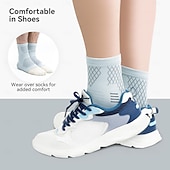 cheap Braces &amp; Supports-Ankle Brace for Sprained Ankle, Arch Support Compression Sleeve Socks for Women Men, Achilles Tendonitis Brace Wraps for Plantar Fasciitis, Foot Swelling Relief 1PC