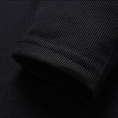 economico Cime-Per uomo maglietta T-shirt da escursione Manica lunga Chiusura lampo quarto Maglietta Maglietta con muscoli Maglietta elasticizzata per bodybuilding Esterno Asciugatura rapida Allenarsi Morbido