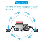 ieftine DVR Auto-A7 1080p Model nou / Fără fir / cu cameră spate DVR auto 170 Grade Unghi larg 2 inch IPS Dash Cam cu WIFI / Vedere nocturnă / Detector de Mișcare 4 LED-uri cu infraroșu Înregistrator auto