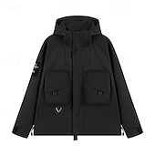 baratos Casacos Leves, Polares &amp; Caminhada-Homens Mulheres Jaqueta Softshell Jaqueta de Trilha Ao ar livre A Prova de Vento Impermeável Jaqueta leve Jaqueta corta-vento Viajar Preto Verde Tropa Camuflado Verde Bege