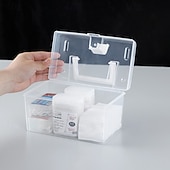 voordelige Opslag &amp; Organisatie-huishoudelijke doorzichtige opbergdoos desktop plastic organizer box hand opbergdoos kleine doos organizer box medicijndoos opbergdoos multifunctionele doorzichtige plastic opbergdoos voor desktop