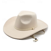 Homme Chapeau de soleil Chapeau de cowboy Chapeau Fedora Trilby Noir Rouge Laineux Le style rétro Mode 18ème siècle État du Texas du quotidien Le thème de la fête Couleur unie / unie Ecran Solaire abordables Chapeaux homme-Homme Chapeau de soleil Chapeau de cowboy Chapeau Fedora Trilby Noir Rouge Laineux Le style rétro Mode 18ème siècle État du Texas du quotidien Le thème de la fête Couleur unie / unie Ecran Solaire