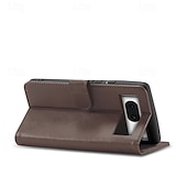 levne Ostatní pouzdra-telefon Carcasă Pro Google Pixel 9 Pro Pixel 9 Pro XL Pixel 8 Pro Pixel 8 Pixel 9 Pixel 7 Pixel 7 Pro Pixel 6 Pixel 6 Pro Flip Cover se stojánkem Magnetické Slot pro kartu Retro TPU PU kůže