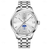 abordables Montres à quartz-OLEVS Hommes Montres à quartz Créatif Minimaliste Mode Décontractée Lumineux Calendrier Date Semaine IMPERMÉABLE Acier Suivre