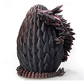 billiga Originella leksaker-3d-tryckt drake ägg regnbåge flygande drake i färgglada ägg fidget leksak för födelsedagspresent flexibel skrivbord figur dekor