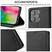 economico Cover per iPhone-telefono Custodia Per iPhone 16 Pro Max Plus iPhone 15 Pro Max Plus iPhone 14 13 12 11 Pro Max Plus Mini Copertina ribaltabile Con supporto A calamita Slot per schede Retrò TPU pelle sintetica