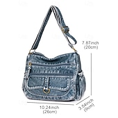 economico Borse a Tracolla-borsa a tracolla vintage in similpelle marrone da donna con più tasche - casual ed elegante, perfetta per l&#039;uso quotidiano