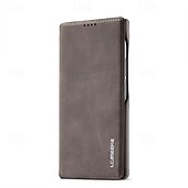 abordables Coques Samsung-Housse de téléphone pour Samsung Galaxy S24 Ultra S24 Plus S24 S23 S23 Ultra S22 S22 Plus Ultra S21 Ultra S21 FE S21 Coque flip avec emplacement pour carte magnétique antichoc rétro TPU PU cuir