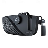 abordables Électronique automobile-Haut-parleur sans fil 2 en 1 avec pare-soleil Siri, kit mains libres pour voiture, écouteurs Bluetooth