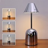 economico Lampade da tavolo-lampada da scrivania a led in ferro ricaricabile con usb &amp;regolazione tricolore per impieghi gravosi per bar ristorante