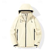 baratos Casacos Leves, Polares &amp; Caminhada-Mulheres Jaqueta Softshell Jaqueta de Trilha Inverno Ao ar livre Bloco de cor Térmico / Quente A Prova de Vento Impermeável Jaquetas 3-em-1 Jaqueta de Inverno Jaqueta corta-vento Viajar Preto Branco