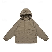 cheap Softshell, Fleece &amp; Hiking Jackets-Men&#039;s Women&#039;s Softshell Jacket Hiking Jacket Outdoor Windproof Water Resistant Lightweight Jacket Windbreaker Jacket Traveling Dark Grey Black Brown Beige