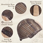 economico Parrucche trendy sintetiche-parrucca lunga ondulata parrucche lunghe per donne riga in mezzo capelli sintetici dall&#039;aspetto naturale parrucche daenerys parrucche cosplay coustume