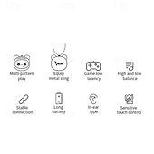 abordables Auriculares TWS-G05D TWS True auriculares inalámbricos En el oido Bluetooth 5.3 Deportes Diseño ergonómico Larga duración de la batería para Apple Samsung Huawei Xiaomi MI Aptitud física Camping / Senderismo