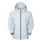billige Softshell-, fleece og turjakker-Dame Softshell jakke Turjakke Vinter utendørs Hold Varm Fleecefor Vindtett Vannavvisende 3-i-1-jakker Vinterjakke Fleecejakker Reise Svart Krystall Rosa Beige Lyseblå