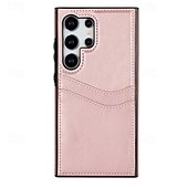 halpa Samsung-kotelot-Puhelinlokero Samsung Galaxy S24 Ultra S24 Plus S24 S24 FE S23 S23 Ultra S23 Plus S22 S22 Plus Ultra A55 5G takakansi korttipaikka iskuja kestävä retro TPU PU nahka