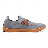 preiswerte Sneaker für Herren-Herren Leichte Barfußschuhe – Atmungsaktive Freizeitsneaker mit Slip-On Design für Gehen, Reisen und Alltag