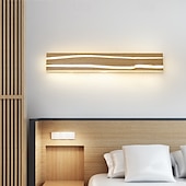 cheap Indoor Wall Lights-Wooden Wall Light LED Wood Crack Wall Lamp Night Light Headlight 110-240V