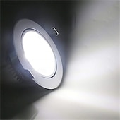 Χαμηλού Κόστους LED Χωνευτά Φωτιστικά-led downlight 7w spot φως χωνευτό φωτιστικό κυψέλης ελαφρύ φωτιστικό σπιτιού για κουζίνα σαλόνι μπάνιο 2/4τμχ