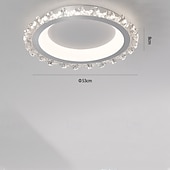 ieftine Lumini Reglabile-Plafoniera led modernă reglabilă Plafoniera dormitor 76w Lampă de designer cu dimmerare continuă minimalism
