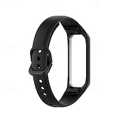 זול להקות שעונים של סמסונג-צפו בנד ל Samsung Galaxy Fit E SM-R375 סיליקוןריצה תַחֲלִיף רצועה מתכוונן רצועת ספורט צמיד