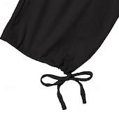 cheap Cargo Pants-Men&#039;s Cargo Pants Cargo Trousers Trousers Drawstring Elastic Waist Multi Pocket Plain Comfort Breathable Casual Daily Fashion Streetwear Black Light Green
