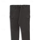 billiga Cargobyxor-Herr Militärbyxor Cargo byxor Långbyxor Ficka Rakt ben Ensfärgat Komfort Utomhus Fullängd Ledigt Dagligen Streetwear Stylish Svart Armégrön Microelastisk