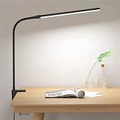 זול אורות קריאה-מנורת שולחן להגנה על עיניים led מופעלת באמצעות USB ללמידה  &amp; קריאה - ספקטרום מלא, אור כחול נמוך עם תפס מתקפל וניתן לעמעום 1 pc