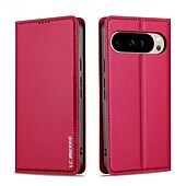 abordables Otras carcasas-teléfono Funda Para Google Píxel 9 Pro Pixel 9 Pro XL Pixel 8 Pro Pixel 8 Píxel 9 Pixel 7 Pixel 7 Pro Gire la tapa con Soporte Ranura para tarjetas Antigolpes Retro TPU Cuero de PU