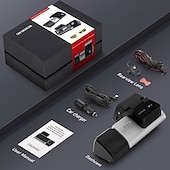 billige Bil-DVR-K26 1440p Nytt Design / HD / med bakkamera Bil DVR 150 grader Bred vinkel IPS Dash Cam med WIFI / GPS / G-Sensor 4 infrarøde LED Bilopptaker