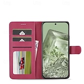 levne Ostatní pouzdra-telefon Carcasă Pro Google Pixel 9 Pro Pixel 9 Pro XL Pixel 8 Pro Pixel 8 Pixel 9 Pixel 7 Pixel 7 Pro Pixel 6 Pixel 6 Pro Flip Cover se stojánkem Magnetické Slot pro kartu Retro TPU PU kůže