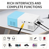 voordelige Projectoren-M100 Mini Mini Projector Home LED Portable 3D Projector HD LED Projector Videoprojector voor thuisbioscoop 320x240 20 lm Compatibel met: HDMI USB
