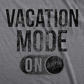 voordelige Тропические футболки для отдыха-Voor heren Grappig jargon T-shirt Korte mouw T-shirt 3D-afdrukken Strakke ronde hals Overhemd Tropisch Hawaii Vakantie Straat Dagelijks Heide Grijs Zomer Lente Kleding S M L XL XXL XXXL