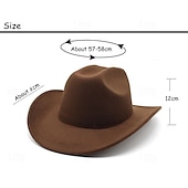 tanie Kapelusz Fedora-Męskie Czapka Kentucky Derby Kapelusz Kowbojski kapelusz Kapelusz Fedora Trilby Czarny Biały Wełniany Styl vintage Moda 18 wiek Stan Teksas Codzienny Impreza tematyczna Jednolity/zwykły kolor Filtr
