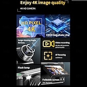 baratos Câmaras, Fotografia &amp; Vídeo-câmera digital retrô fashion de 64 megapixels 4k hd lente cmos hd câmera de tiro grande angular