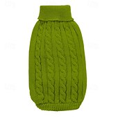 economico Maglioni-Cane Maglione Classico Inverno Caldo Di tendenza Confortevole All&#039;aperto Abbigliamento Quotidiano Interno Abbigliamento per Cani for Piccolo Medio Grande